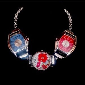 Handmade Watch choker necklace